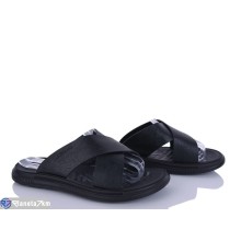 Шлепки чоловічі на літо (8 пар р.40-45) чорний  "SAB"