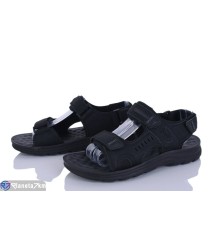 Сандалі чоловічі на літо (8 пар р.40-45) чорний  "SAB"