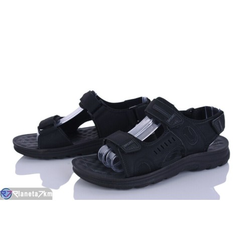 Сандалі чоловічі на літо (8 пар р.40-45) чорний  "SAB"