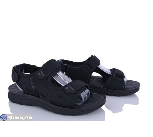 Сандалі чоловічі на літо (8 пар р.40-45) чорний  "SAB"