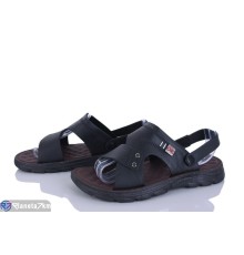 Сандалі чоловічі на літо (8 пар р.40-45) чорний  "SAB"