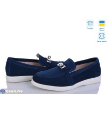 Туфлі жіночі на весну/осінь (6 пар р.36-40) синій  "Linda"