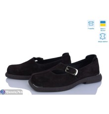 Туфлі жіночі на весну/осінь (6 пар р.36-40) коричневий  "Linda"