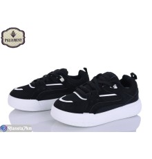 Дитячі кеди на весну/осінь (8 пар р.32-37) чорний  "PALIAMENT"