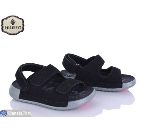 Сандалі дитячі на літо (8 пар р.26-31) чорний  "PALIAMENT"