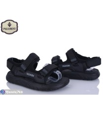 Сандалі дитячі на літо (8 пар р.32-37) чорний  "PALIAMENT"