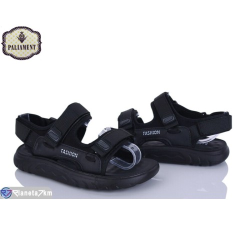 Сандалі дитячі на літо (8 пар р.32-37) чорний  "PALIAMENT"
