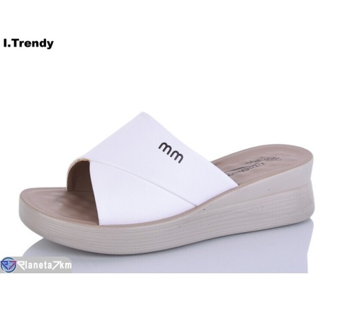 Шлепки жіночі на літо (8 пар р.36-41) білий  "Trendy"