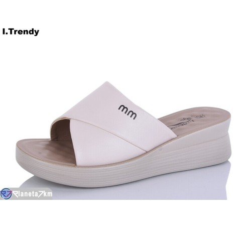 Шлепки жіночі на літо (8 пар р.36-41) бежевий  "Trendy"