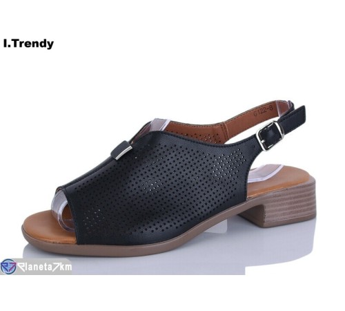 Босоніжки жіночі на літо (8 пар р.37-42) чорний  "Trendy"