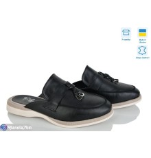 Шлепки жіночі на літо (8 пар р.36-41) чорний  "ERIKA"