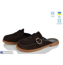 Шлепки жіночі на літо (8 пар р.36-41) коричневий  "ERIKA"