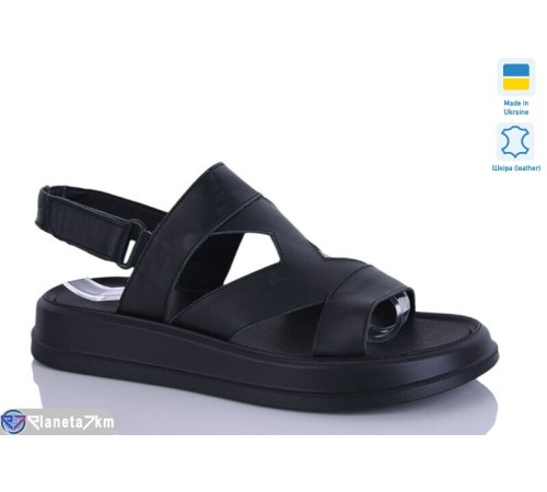 Босоніжки жіночі на літо (6 пар р.37-41) чорний  "LIKA"