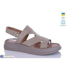 Босоніжки жіночі на літо (6 пар р.37-41) коричневий  "LIKA"