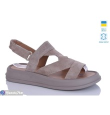 Босоніжки жіночі на літо (6 пар р.37-41) коричневий  "LIKA"