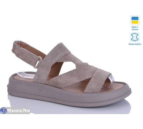 Босоніжки жіночі на літо (6 пар р.37-41) коричневий  "LIKA"