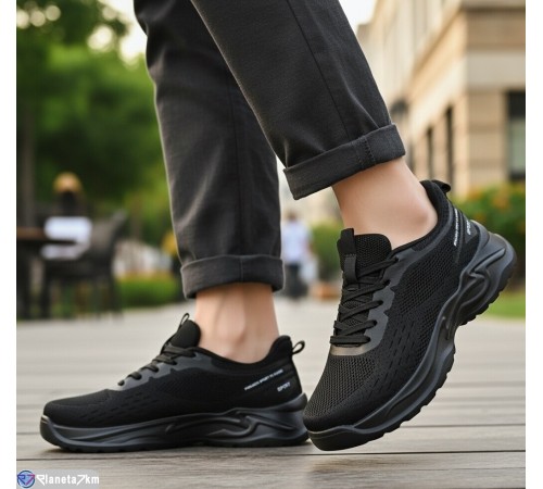 Кросівки чоловічі на весну/осінь (8 пар р.40-45) чорний  "KULIBABA"