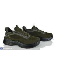 Кросівки чоловічі на весну/осінь (8 пар р.40-45) зелений  "KULIBABA"