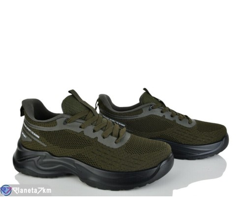 Кросівки чоловічі на весну/осінь (8 пар р.40-45) зелений  "KULIBABA"