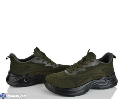 Кросівки чоловічі на весну/осінь (8 пар р.40-45) зелений  "KULIBABA"