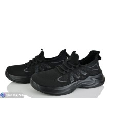 Кросівки чоловічі на літо (8 пар р.40-45) чорний  "KULIBABA"