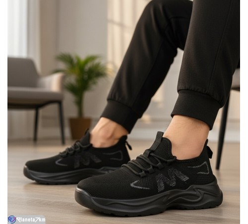 Кросівки чоловічі на літо (8 пар р.40-45) чорний  "KULIBABA"