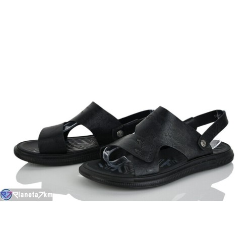 Сандалі чоловічі на літо (8 пар р.40-45) чорний  "SAB"