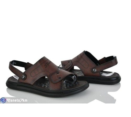 Сандалі чоловічі на літо (8 пар р.40-45) коричневий  "SAB"