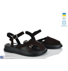 Босоніжки жіночі на літо (6 пар р.36-40) коричневий  "Linda"