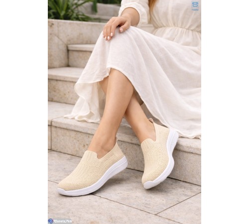 Сліпони жіночі на літо (8 пар р.36-41) бежевий  "HoRIK"