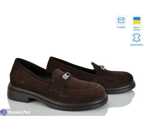 Туфлі жіночі на весну/осінь (6 пар р.36-40) коричневий  "Linda"