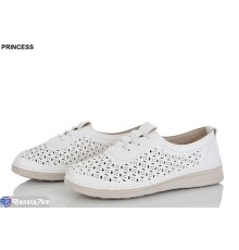 Туфлі жіночі на літо (8 пар р.37-42) білий  "DIANA"