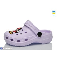 Кроки дитячі на літо (6 пар р.24-29) фіолетовий  "LOTTOS"