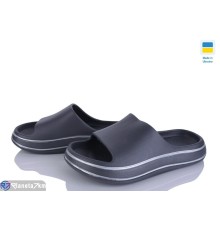 Шлепки жіночі на літо (8 пар р.36-41) графіт  "LUCKY"