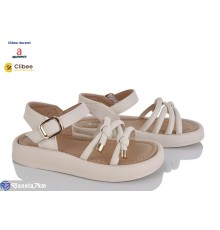 Дитячі босоніжки на літо (6 пар р.31-36) бежевий  "BELIES-D"