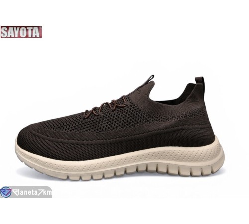 Кросівки чоловічі на літо (8 пар р.41-45) коричневий  "Sayota"