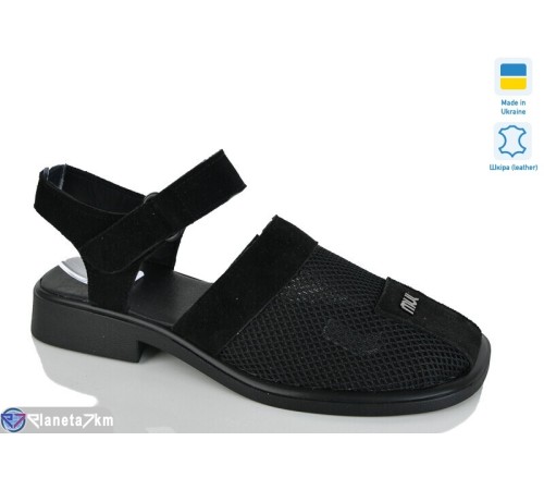 Босоніжки жіночі на літо (6 пар р.37-42) чорний  "LIKA"