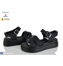 Дитячі босоніжки на літо (6 пар р.32-37) чорний  "BELIES-D"