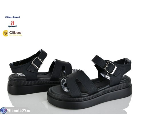 Дитячі босоніжки на літо (6 пар р.32-37) чорний  "BELIES-D"