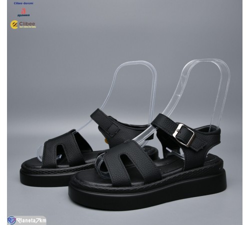 Дитячі босоніжки на літо (6 пар р.32-37) чорний  "BELIES-D"