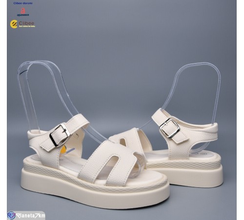 Дитячі босоніжки на літо (6 пар р.32-37) бежевий  "BELIES-D"