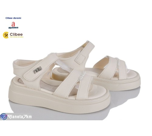 Дитячі босоніжки на літо (6 пар р.32-37) бежевий  "BELIES-D"