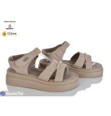 Дитячі босоніжки на літо (6 пар р.32-37) коричневий  "BELIES-D"