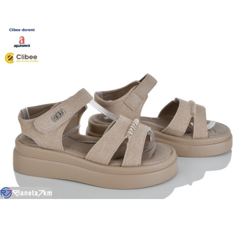 Дитячі босоніжки на літо (6 пар р.32-37) коричневий  "BELIES-D"