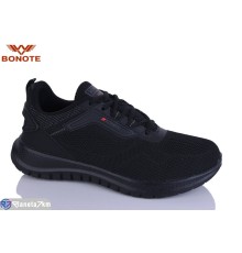 Кросівки чоловічі на весну/осінь (8 пар р.41-46) чорний  "Bonote"