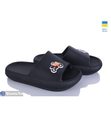 Шлепки дитячі на літо (6 пар р.24-29) чорний  "Ladmir"