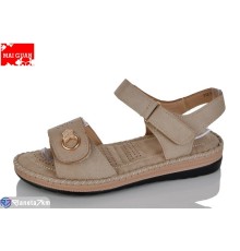 Босоніжки жіночі на літо (8 пар р.36-41) бежевий  "Maiguan"