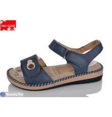 Босоніжки жіночі на літо (8 пар р.36-41) синій  "Maiguan"