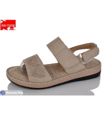 Босоніжки жіночі на літо (8 пар р.36-41) бежевий  "Maiguan"