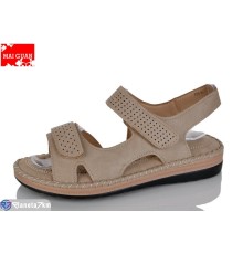 Босоніжки жіночі на літо (8 пар р.36-41) бежевий  "Maiguan"